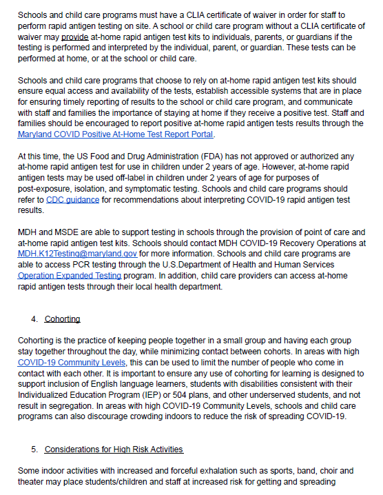 This is a letter from State Superintendent to Local Schools regarding guidance to support safe in-person operations for PK-12 schools and child care programs.